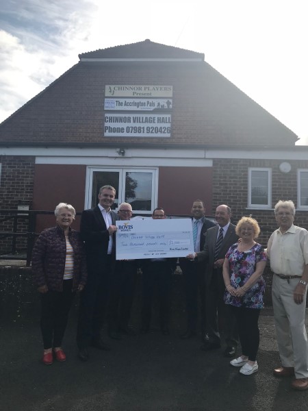 Village hall set to cook up a storm thanks to support from local home builder